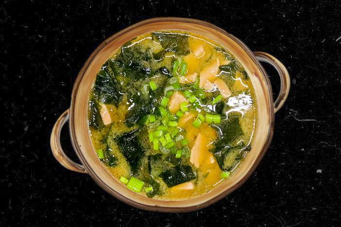 Мисо-суп с лососем