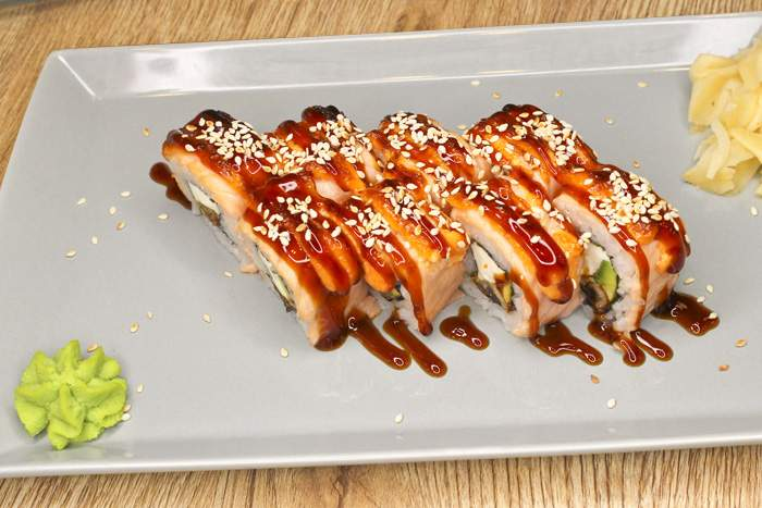 Запеченая Филадельфия с лососем