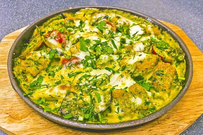 Жаркое с треской и овощами