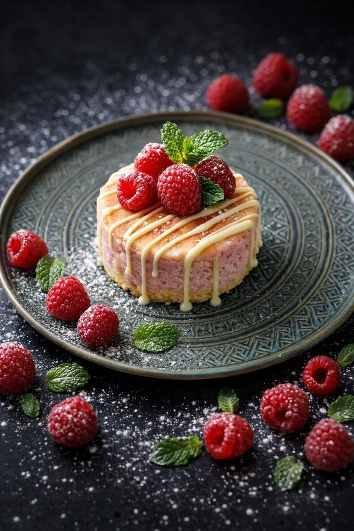 Чизкейк малина