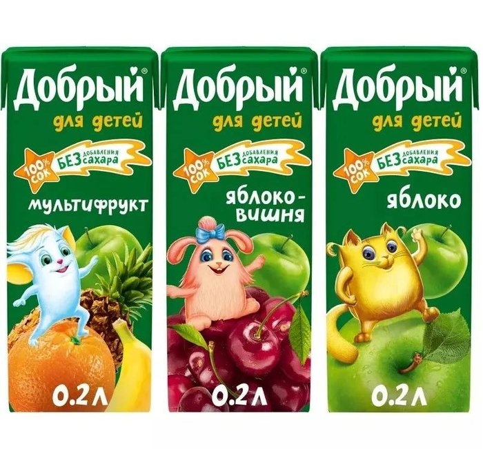 Сок 0,2 в ассортименте