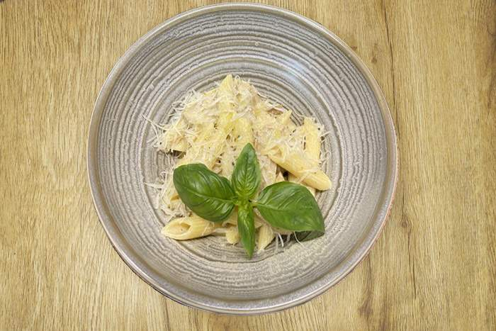 Паста с белыми грибами